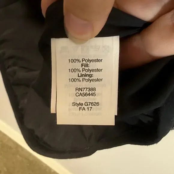 J.Crew Herringbone Quilted Puffer Vest Zip-Up Size Small - Picture 5 of 6